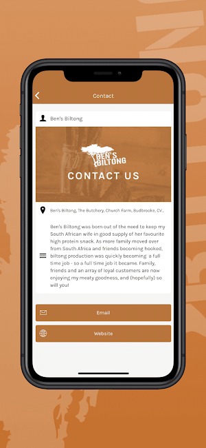 Ben's Biltong Screenshot 2
