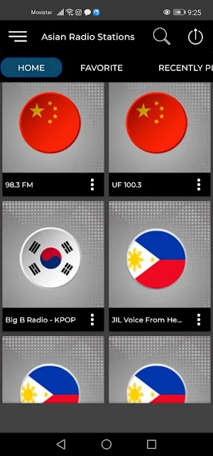 Asian Radio Stations Music Screenshot 1