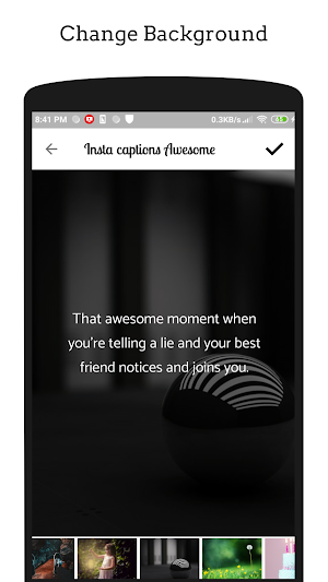 Quotes Captions - Insta Captions Screenshot 2