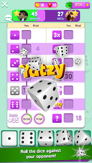 Yatzy Duels Live Tournaments Screenshot 0