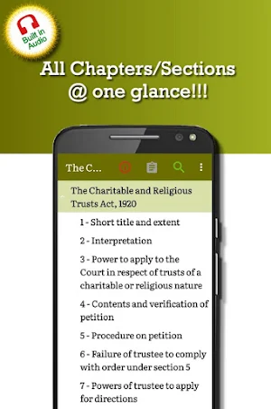 Charitable and Religious Trusts Act 1920 Screenshot 0