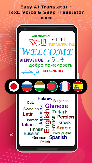 Easy AI Translator - Text, Voice & Snap Translator Screenshot 0
