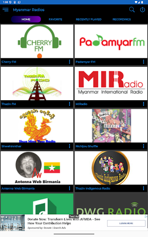 Myanmar Radio + Recorder Screenshot 2