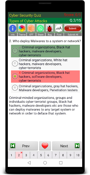 Cyber Security Quiz Screenshot 2