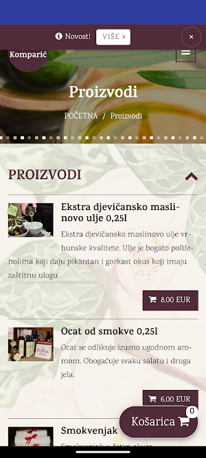 OPG Komparić Screenshot 0