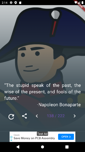 Napoleon Bonaparte Quotes Screenshot 0