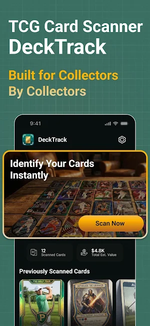 Sports Card Scanner: DeckTrack Screenshot 0