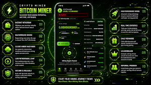 Crypto Miner – Bitcoin Miner Screenshot 1