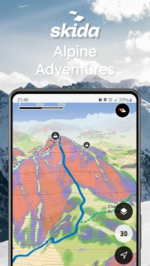 Skida: Alpine Adventures Screenshot 0