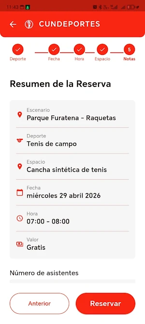Cundeportes Funza Screenshot 2
