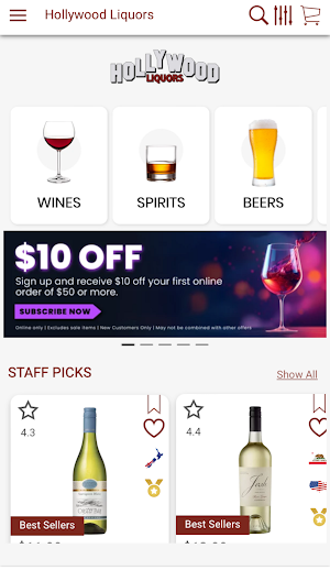 Hollywood Liquors Screenshot 2