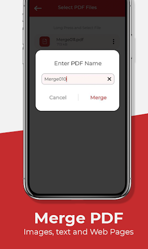 Merge Multiple PDF Files Screenshot 3