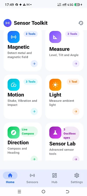 Sensor Toolkit Screenshot 3