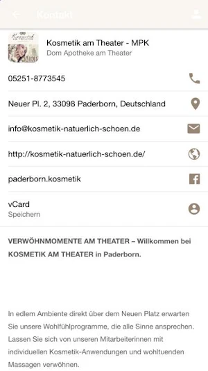 Kosmetik Paderborn - MKP Screenshot 1