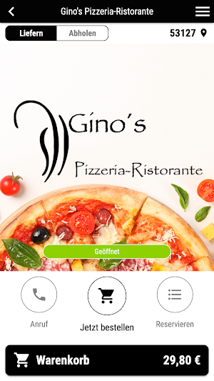 Gino's Pizzeria-Ristorante Screenshot 0