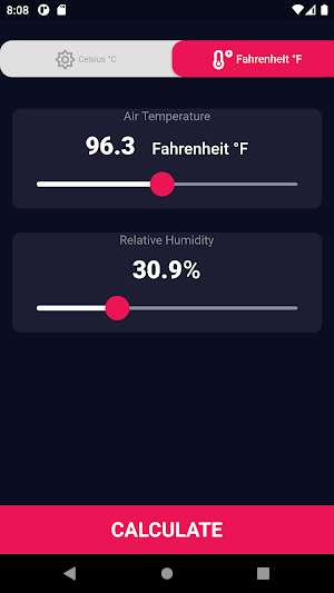 Heat Index Temp Screenshot 1