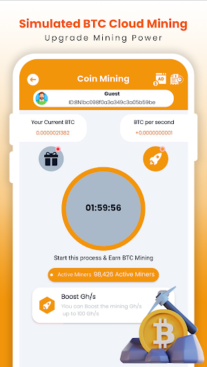 Bitcoin Mining (Crypto Miner) Screenshot 1