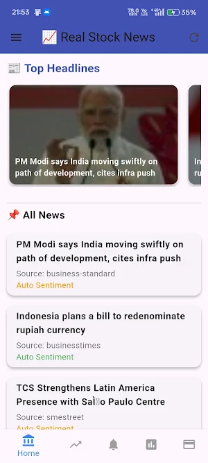 firebull stocks - Global news Screenshot 1