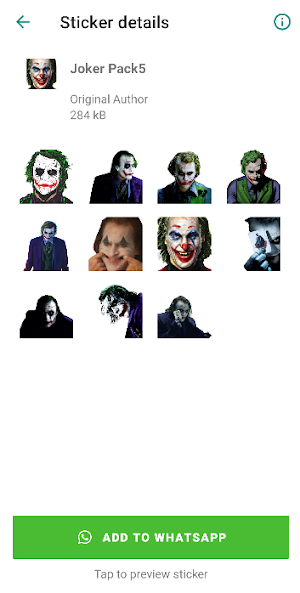 Joker Sticker Pro Screenshot 2