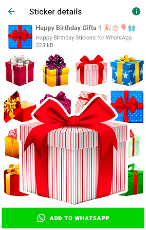 Happy Birthday Stickers for WA Screenshot 1