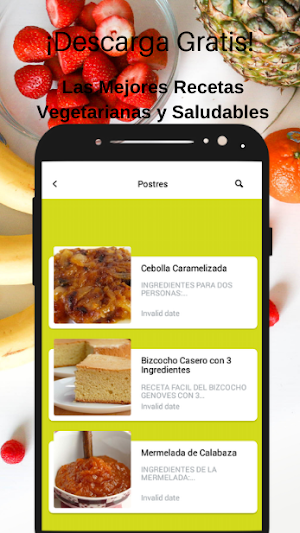 Recetario Vegetariano Screenshot 3