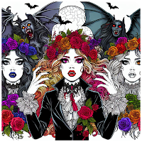 Scary Girl Color By Number