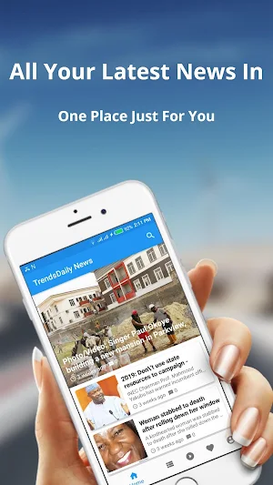 TrendsDaily News, Moves & Games Screenshot 1