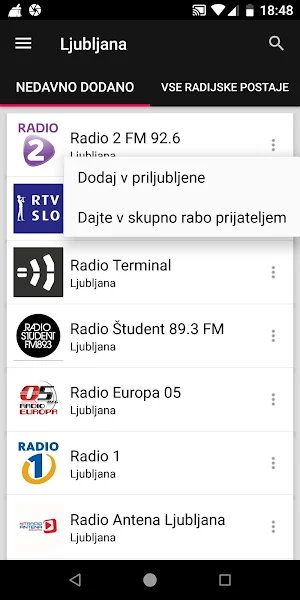 Ljubljana Radio Stations - Slo Screenshot 1