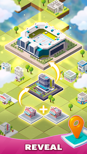 Merge House! Make a Town! Screenshot 1
