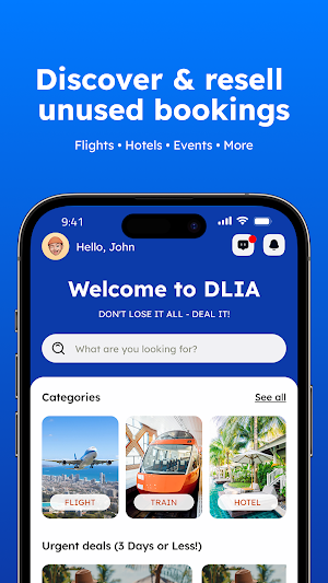 DLIA: Buy & Sell Bookings Screenshot 0