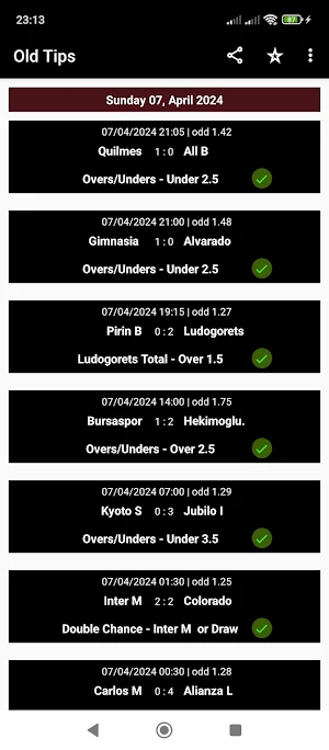 Multi Betting Tips Screenshot 3