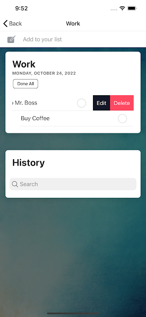 ToDo Liste Deine Aufgabenliste Screenshot 3
