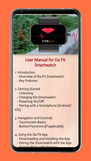 da fit smartwatch guide Screenshot 0