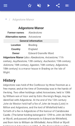 Manor houses in England Screenshot 1