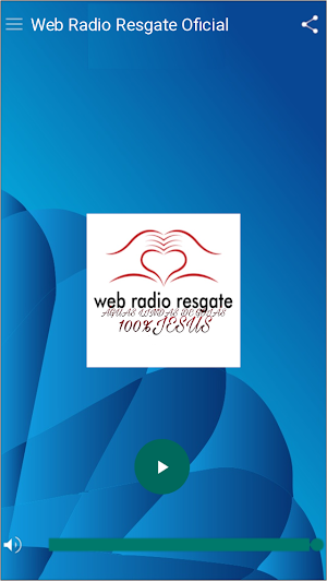 Web Rádio Resgate Oficial Screenshot 1