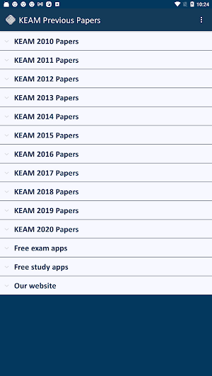 KEAM Previous Papers Free Practice Screenshot 0