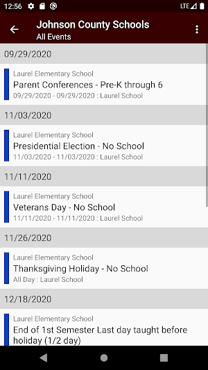 Johnson County Schools Screenshot 3