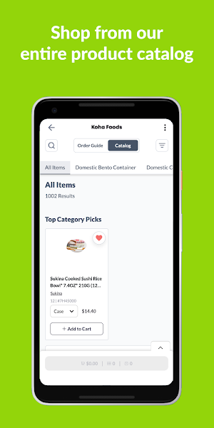 Koha Foods Screenshot 2
