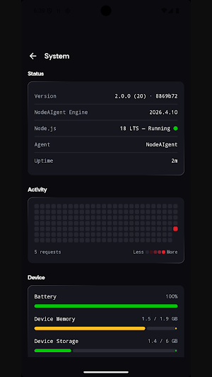 NodeAIgent Screenshot 0
