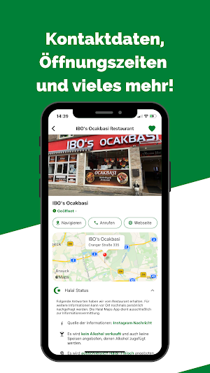 HALAL MAPS - Dein Verzeichnis Screenshot 1
