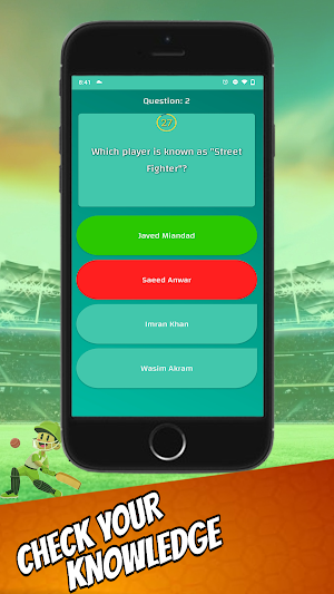 Cricket Random MCQ Quiz Screenshot 2