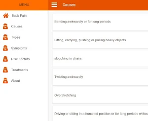 Back Pain: Cause and Treatment Screenshot 3