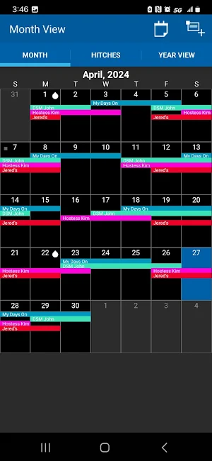 Oilfield Calendar Screenshot 0