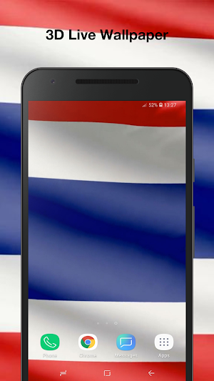 3d Thailand Flag Live Pro Screenshot 0