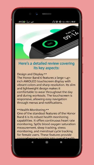 honor band 6 guide Screenshot 3