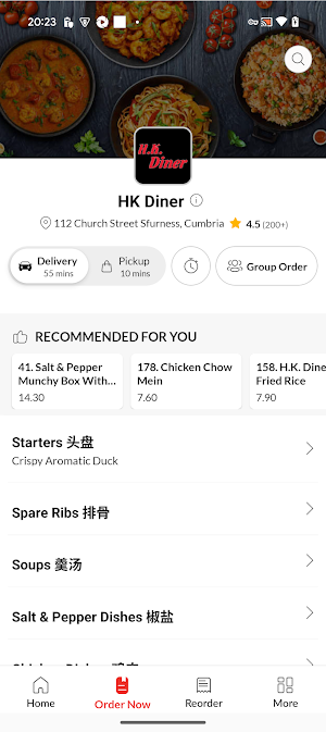 HK Diner Screenshot 1