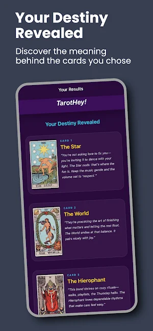TarotHey Screenshot 2