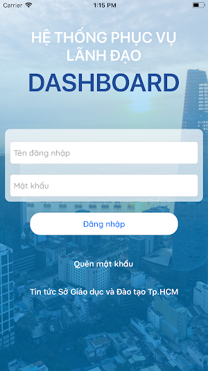 DashBoard GDĐT Screenshot 1