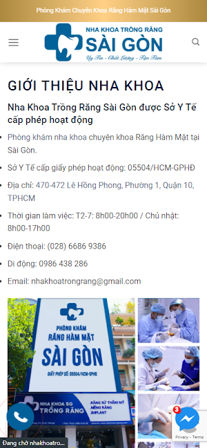 Nha Khoa Trồng Răng Sài Gòn Screenshot 1