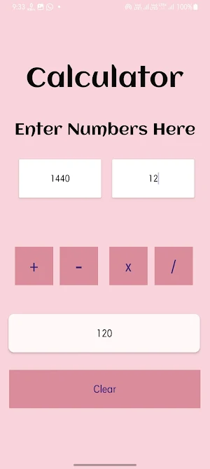 Simple Calculator: by Shreya Screenshot 3